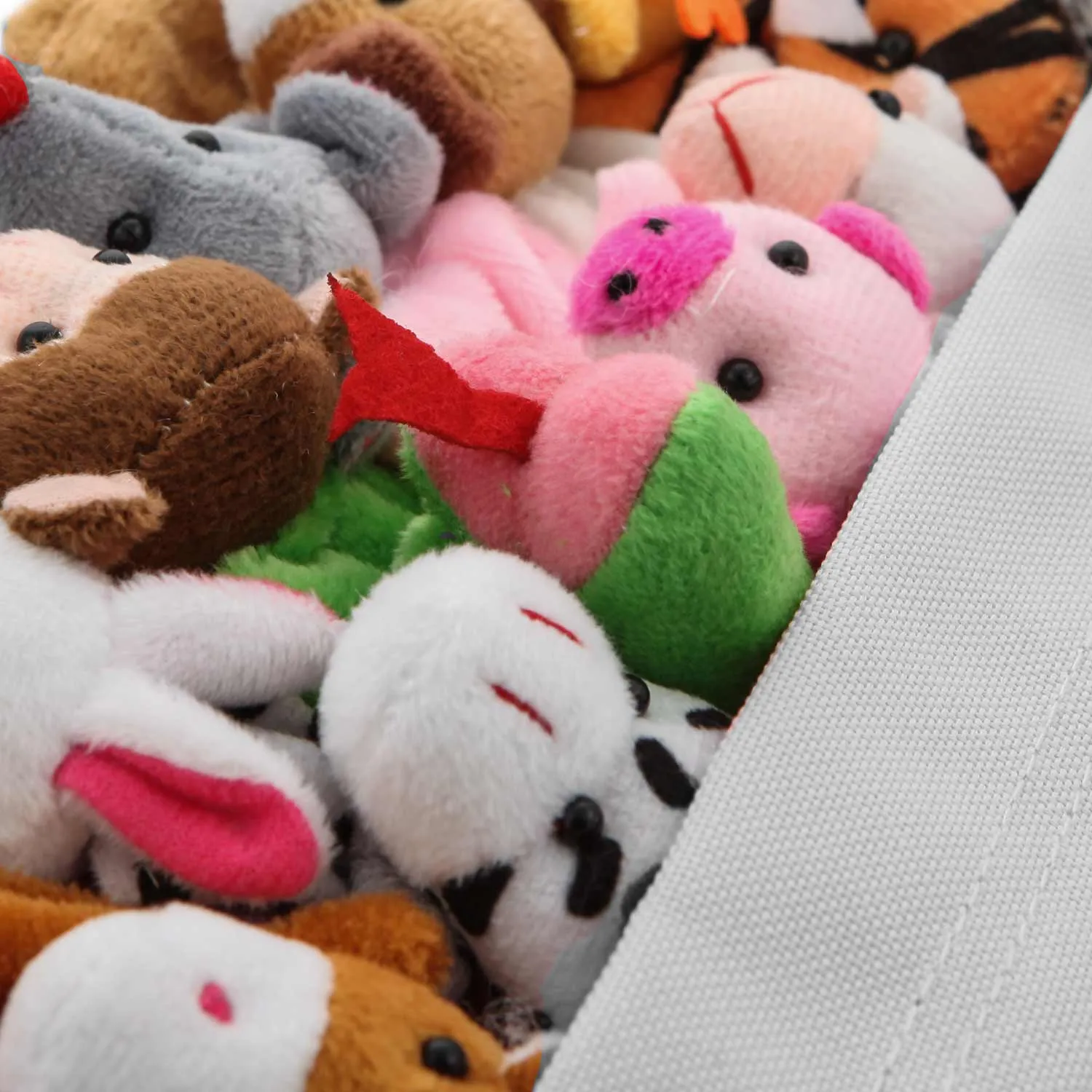 Zaino Bianco Con Mini Peluches Bambina E Teenager